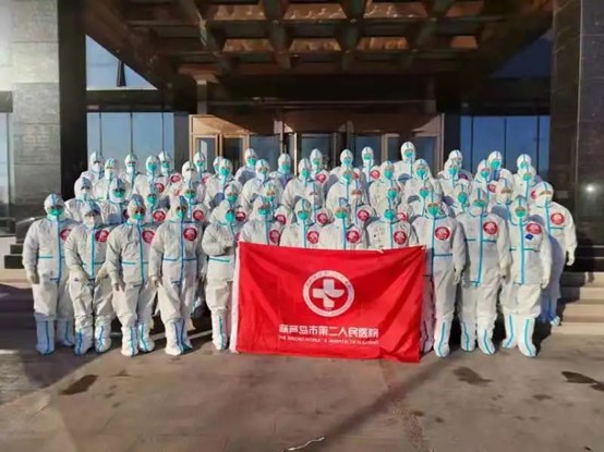 戰(zhàn)疫一線|6萬(wàn)人次，市二院核酸采樣醫(yī)療隊(duì)支援綏中的第24天！(圖12)